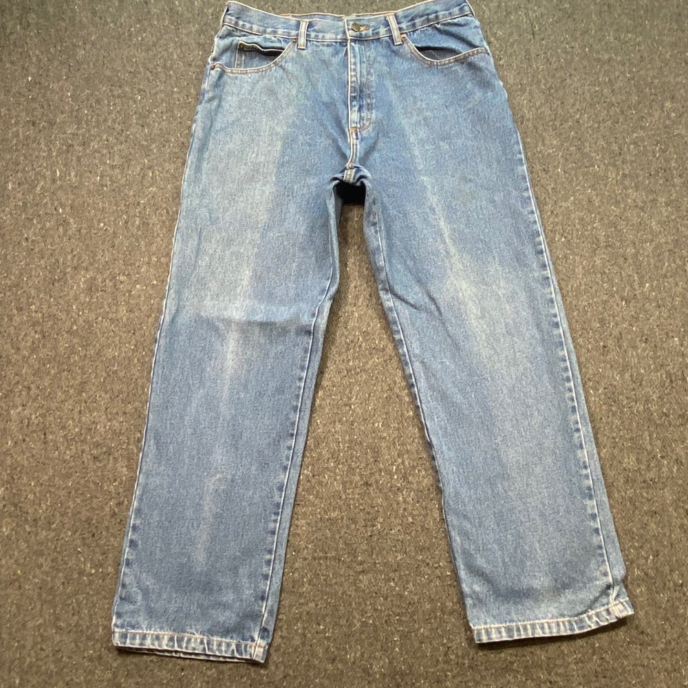Guide Gear Jeans Sz 34 Mens Blue Gorpcore Workwear Straight Leg Denim Pants